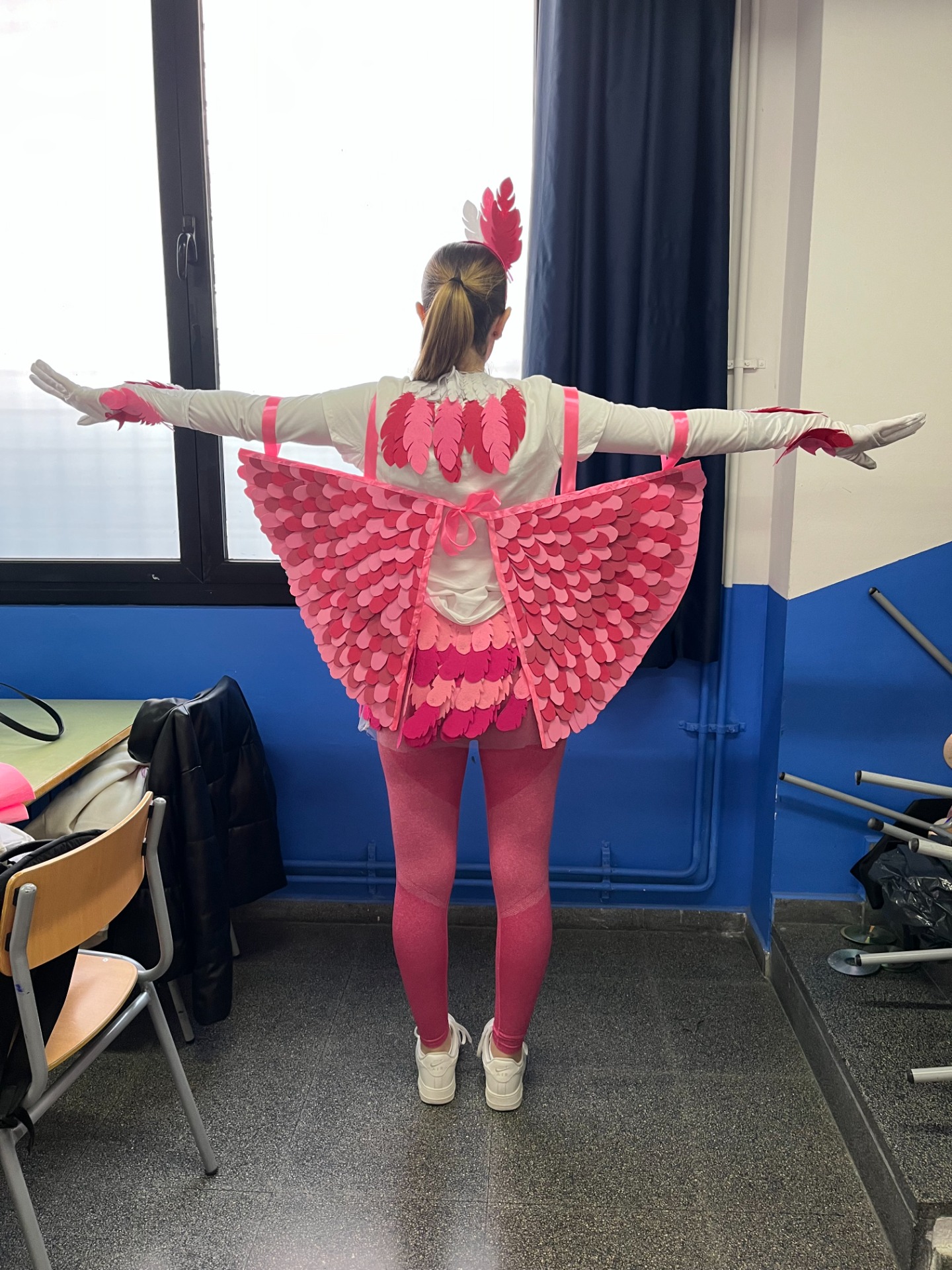 Disfressa de l'alumna Nekane Monge.