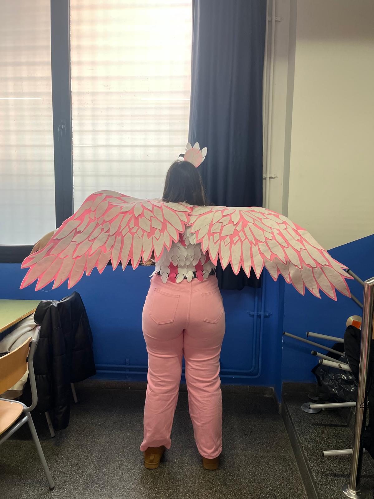 Disfressa de l'alumna Carla Jiménez.