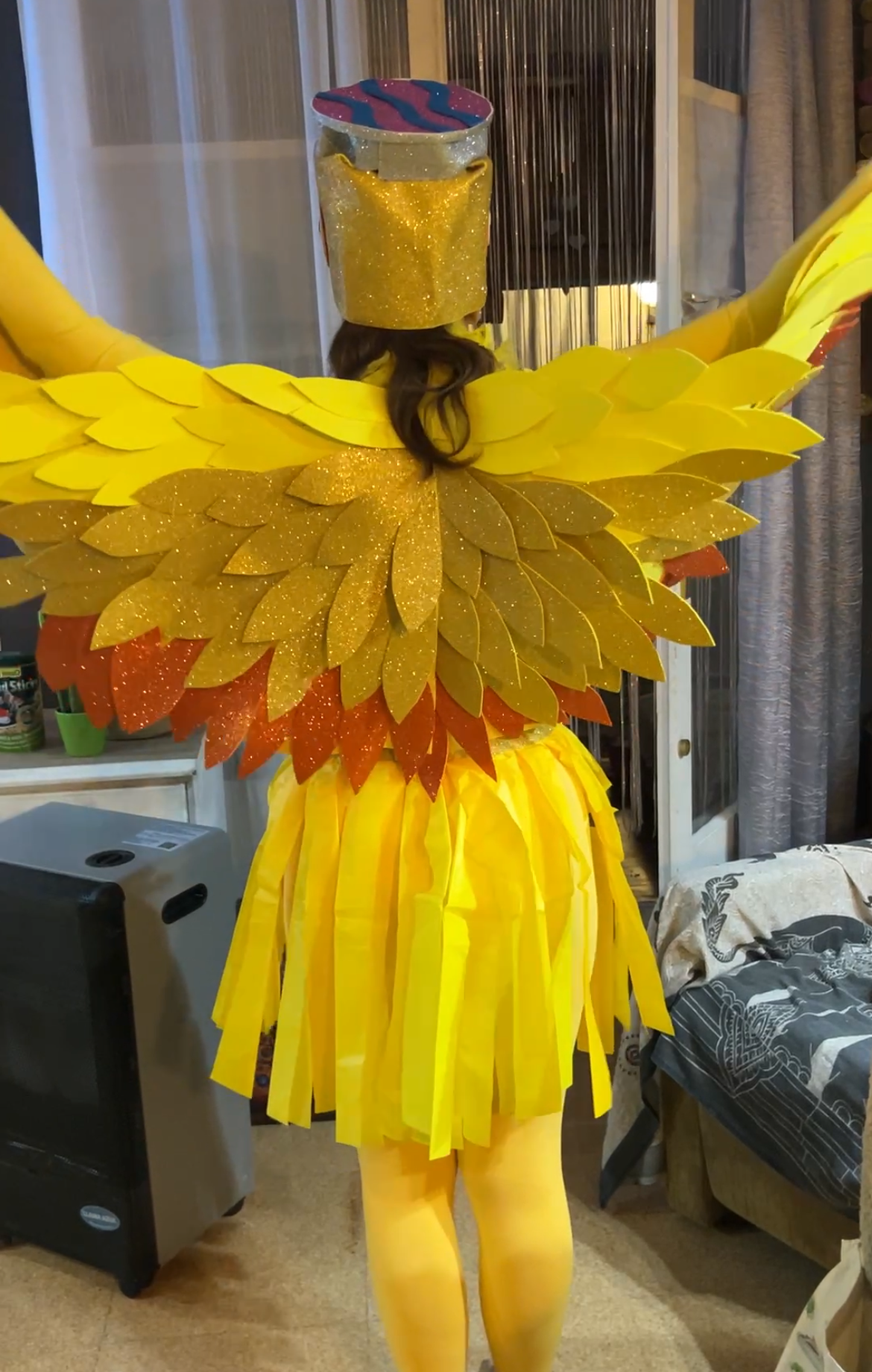 Disfressa de l'alumna Nadia Martinez.